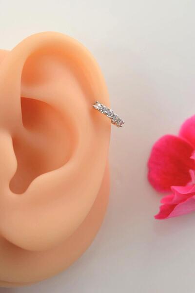 Sacce Scarves&Accessories Zirkon Taşlı Halka Tragus Piercing Helix Kıkırdak Forward Helix