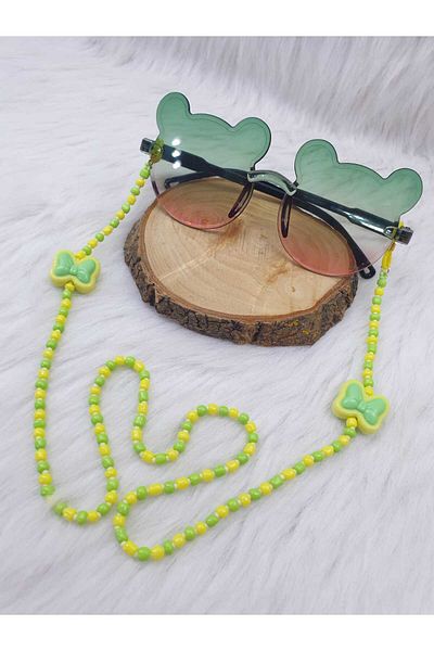 HAPPY HANDMADE Children's Eyewear Chain Unisex Eyewear Strap Beaded Children's Eyewear Chain