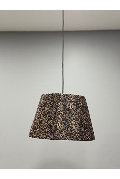 Maison Avf Leopar Kumaş Özel Tasarım Modern Avize Aydınlatma