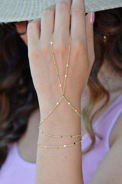 Sacce Scarves&Accessories Thin Chain and Shimmer Şahmeran
