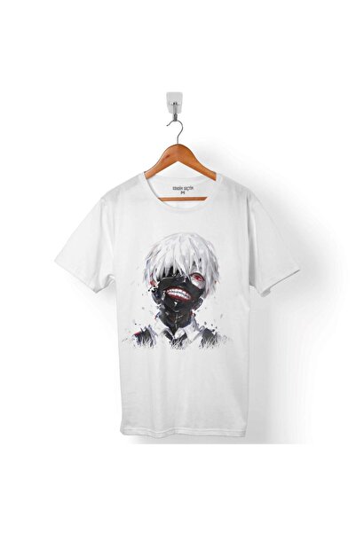 Kendim Seçtim تي شيرت طوكيو غول كانيكي أنمي مانغا للرجال