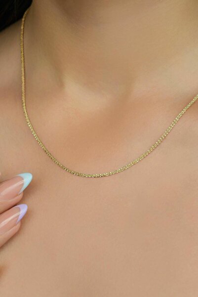 Sacce Scarves&Accessories 45 cm Gold Steel Chain Necklace