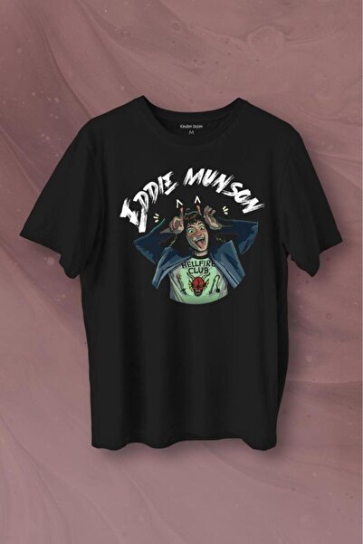 Kendim Seçtim Eddie Munson Stranger Things Sezona 4 Štampano Majica Unisex T-...