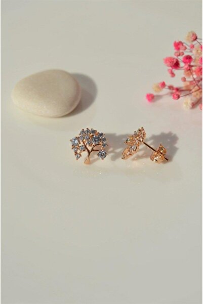 Sacce Scarves&Accessories Zirkon Hayat Ağacı Küpe