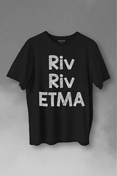 Kendim Seçtim Riv Riv Etma Crno more Sivrisine Etme Štampano Majica unisex T-...