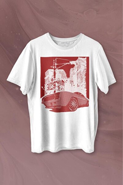 Kendim Seçtim Klasični automobil retro vintage klasični automobil motor Štamp...