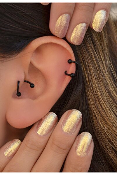 Sacce Scarves&Accessories Kıvrımlı Çelik Spiral Piercing 6 Mm Tragus Helix Kı...