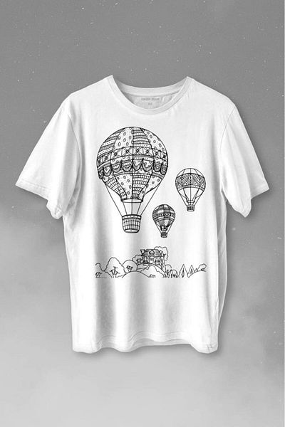 Kendim Seçtim Μπλουζάκι με στάμπα Cappadocia Nevşehir Fairy Packs Cappadocia Unisex T-shirt