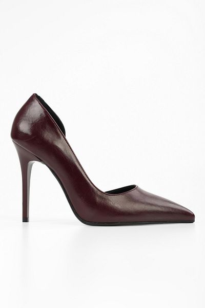 Shoeberry Massy Burgundy Shiny Stiletto für Damen