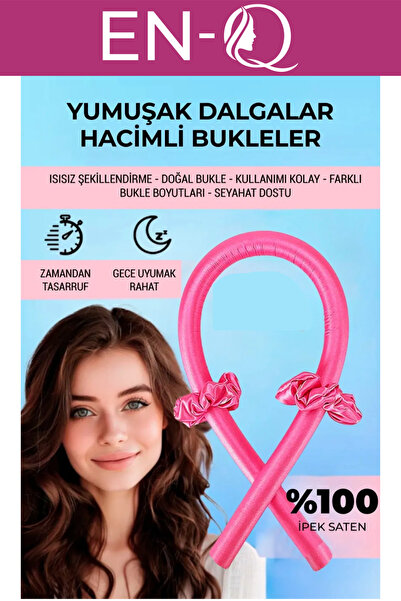 ENQ EN-Q Saç Şekillendirici - Saten Sosis Bigudi - Kolay Saç Şekillendirici