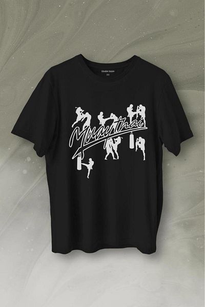 Kendim Seçtim Μπλουζάκι Unisex με στάμπα Muay Thai Fight - Σχέδιο τέχνης Far East