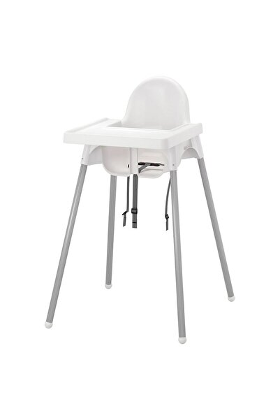 IKEA Unisex Beyaz Antilop Tepsili Mama Sandalyesi