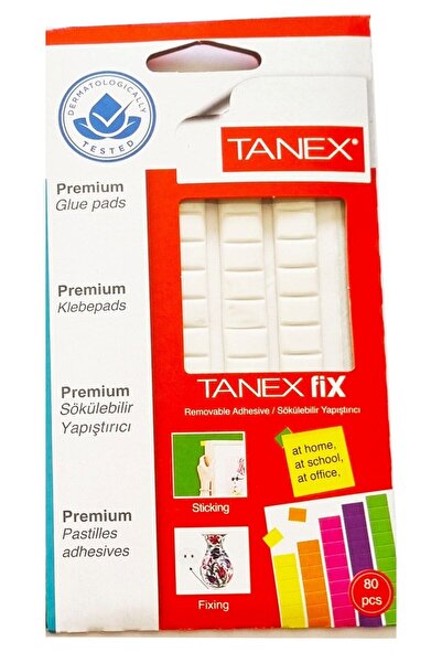 Tanex Tack-it Hamur Yapıştırıcı 50 Gr - Tanex Fix 1 Paket Beyaz