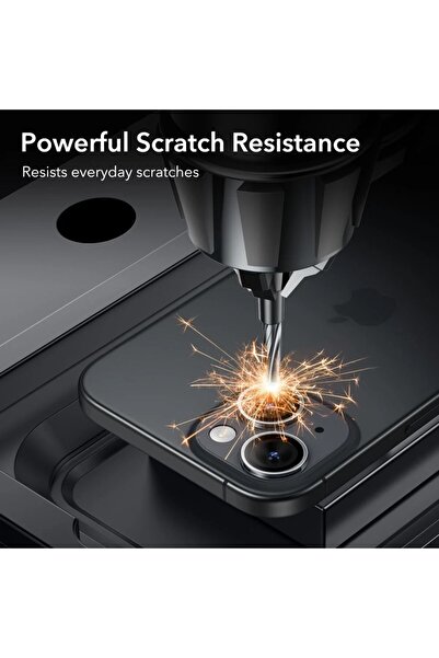 ESR iPhone 15/15 Plus Compatible Camera Lens Protector 9H Tempered Glass Transparent