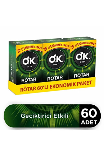 Okey Rötar 60'lı (3x20) Ekonomik Paket