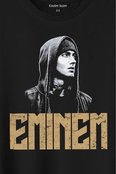 Kendim Seçtim Tricou cu imprimeu Eminem Rap Hiphop 8 Mile Shady Tricou unisex