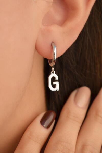 Sacce Scarves&Accessories حلق حرف G ستيل مفرد