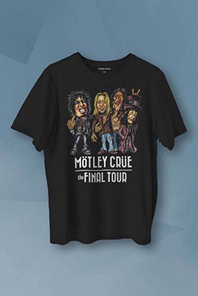 Kendim Seçtim Mötley Crüe Heavy Metal The Final Tour Printed T-Shirt Unisex T...