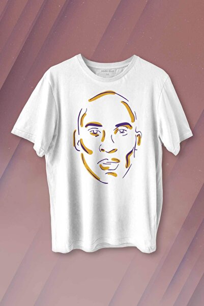 Kendim Seçtim Kobe Bryant Silueta Crna Mamba Ljubičasta Štampano Majica Unise...