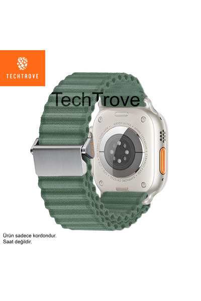 TechTrove Apple Watch 2/3/4/5/6/7/8/9/se/ultra/ultra 2 44/45/46/49mm Uyumlu H...