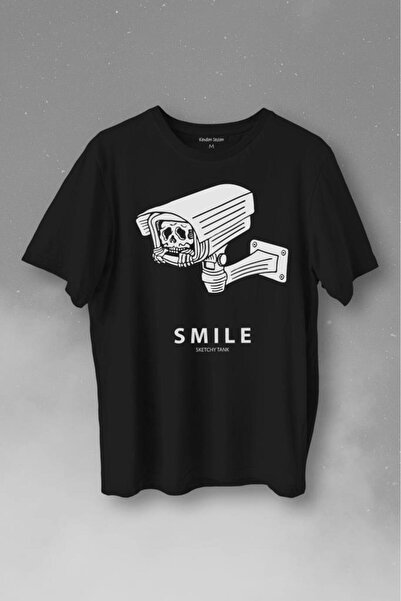 Kendim Seçtim Kamera Smile Selfie Big Brother Štampano Majica Unisex T-shirt