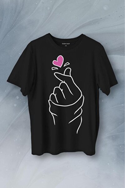 Kendim Seçtim Volim te korejski znak ruke minimalna Štampano majica unisex T-...