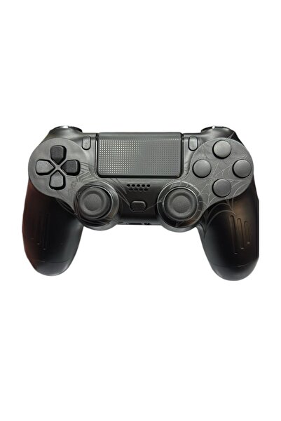 CRK TECH Ps4 Rgb Spiderman Işıklı Gamepad Ağ Örümcek Desenli Joystıck