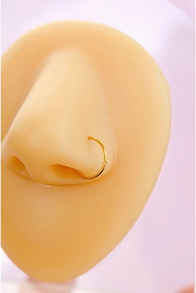 Sacce Scarves&Accessories 10 Mm 316 L Çelik Düz Halka Model Hızma Gold Renk