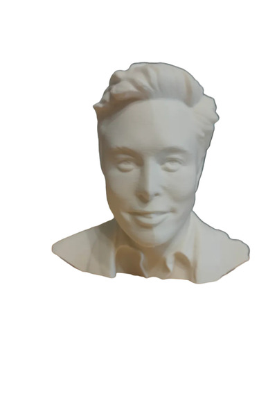 MUAMMO Elon Musk Büst Figür Kulaklık Standı Kulaklık Tutacağı 20 cm