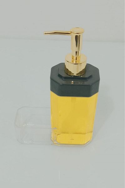 Makri 350 ml Plastic Liquid Soap Dispenser with Sponge Holder
