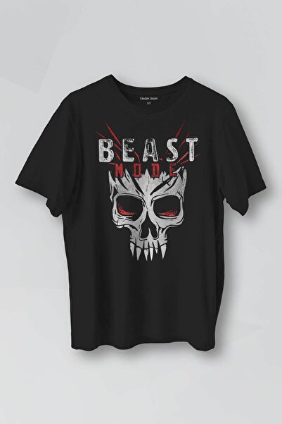 Kendim Seçtim Ανδρικό μπλουζάκι - Beast Mode Gym Sports Workout με στάμπα