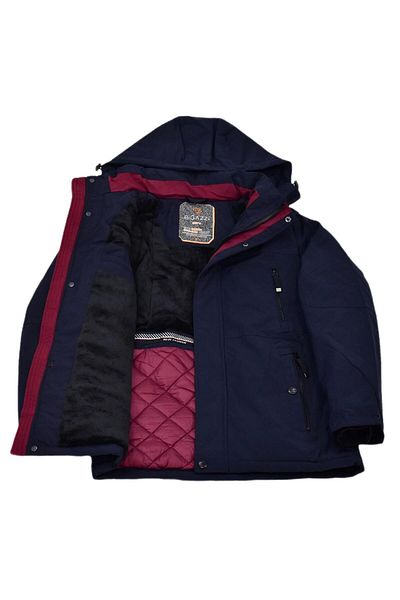BIGAZZI Men's Plus Size Hooded Sports Coat 85129 Bgl-St04176