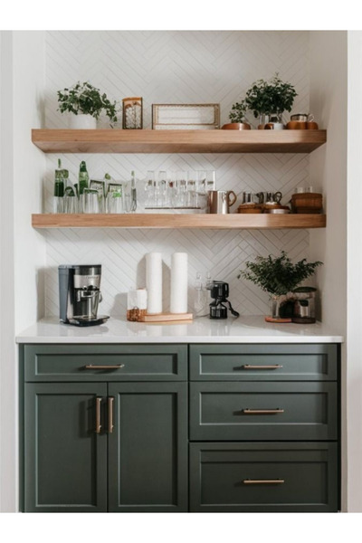 Yggdrasil Home Decor Dekoratif Doğal Ahşap  2’li Takım 60 x 20 x 4 cm (Gizli ...