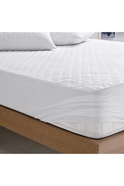 hacertekstil Pamuk Kapitone Fitted Full Kenar Su Sıvı Geçirmez Yatak Koruyucu...