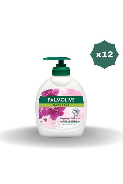 Palmolive صابون سائل بالموليف طبيعي 300 مل- (12 حبة)