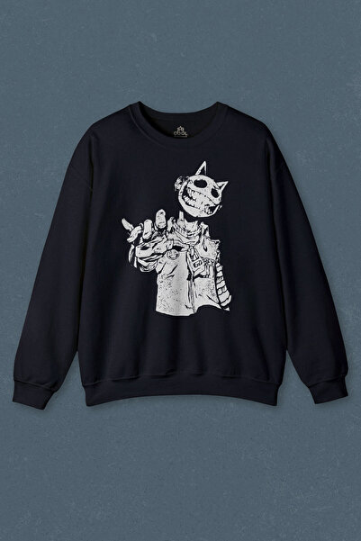 so cool Hanorac albastru bleumarin Jester J Smile Venom Masca gotica Masca St...