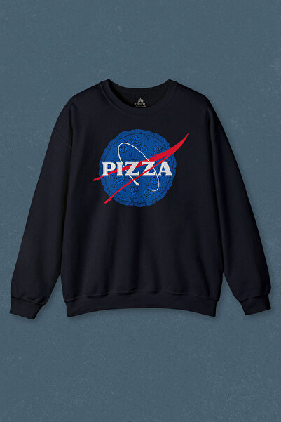 so cool Hanorac bleumarin Pizza NASA Agenția Spațială Cosmos Astronaut Imprim...