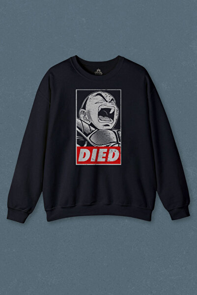 so cool Hanorac Albastru Marin Dragon Ball Krillin Serie Anime Urban Printed ...