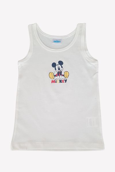 Disney Navy Blue and White 2-Piece Undershirt 100% Cotton