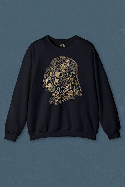 so cool سويت شيرت أزرق داكن مطبوع عليه حرب النجوم دارث فيدر أنكين سكاي ووكر ل...