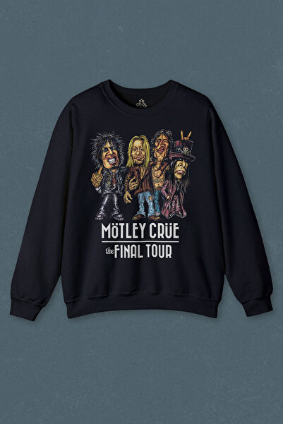 so cool Hanorac bleumarin Mötley Crüe Heavy Metal The Final Tour Imprimat unisex