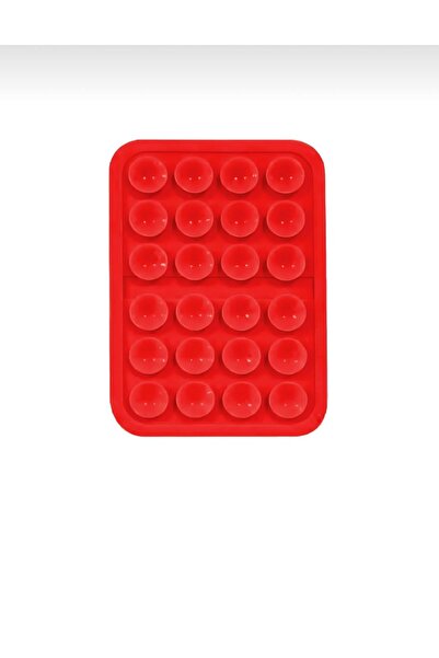 Aksesuar Kasabası Silikon Vakumlu Yapışkanlı Kaymaz Vantuz Cep Telefon Tutucu