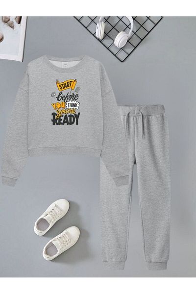 armicem Σετ παιδικές φόρμες Unisex με στάμπα Stop-Start
