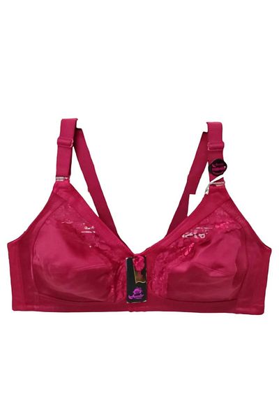 NARIYA Γυναικείο σουτιέν Plus Size Gatherer D cup Χτενισμένο βαμβακερό σουτιέν χωρίς σύρμα Φαρδιά καθημερινά άνετα εσώρουχα