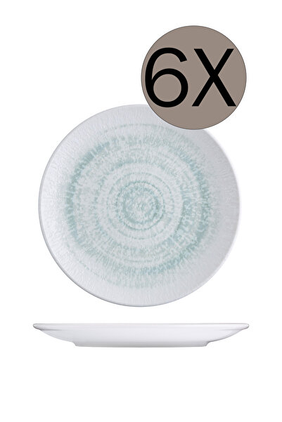 İD FİNE ID FINE Glacier Lona Düz Tabak 19 cm 6'lı Takım 20173-111019