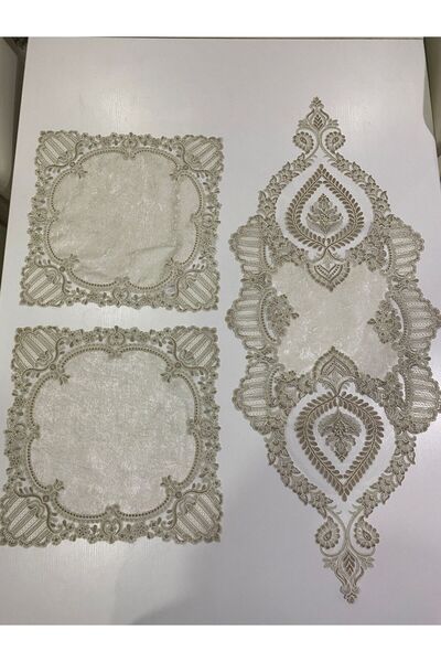ART ÇEYİZ 3 Parça Salon Takımı 100x45