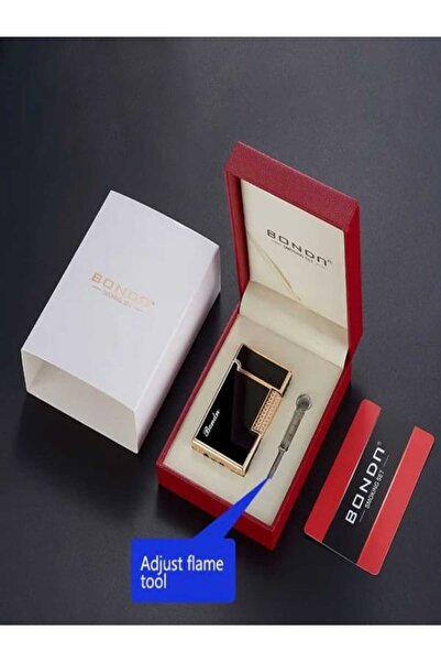 HK GİFT SHOP Lüx Taşlı Çakmak Özel Kutusunda Kişiye Özel