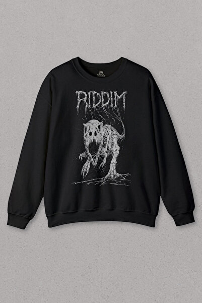 so cool Unisex majica Riddim Dinosaur T-Rex Metal Rock Dinosauri Gotički Štam...