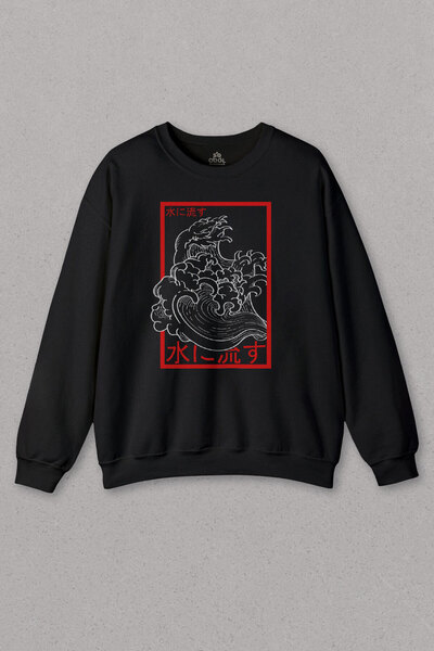 so cool Unisex dukserica Japanski vetrovi Japanska ulična kultura 2K Štampano...