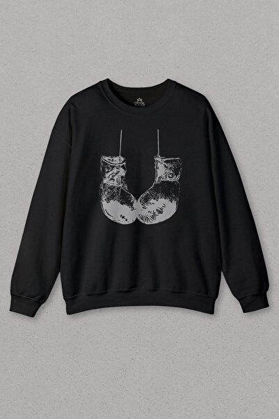 so cool Hanorac negru Muhammad Ali Clay Boxing Gloves Impossible Is Printed Sweat unisex